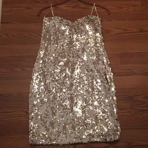 Lily Rose White and Silver Dress (MEDIUM)